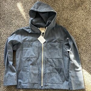 Alex Crane Gray Hooded Jacket